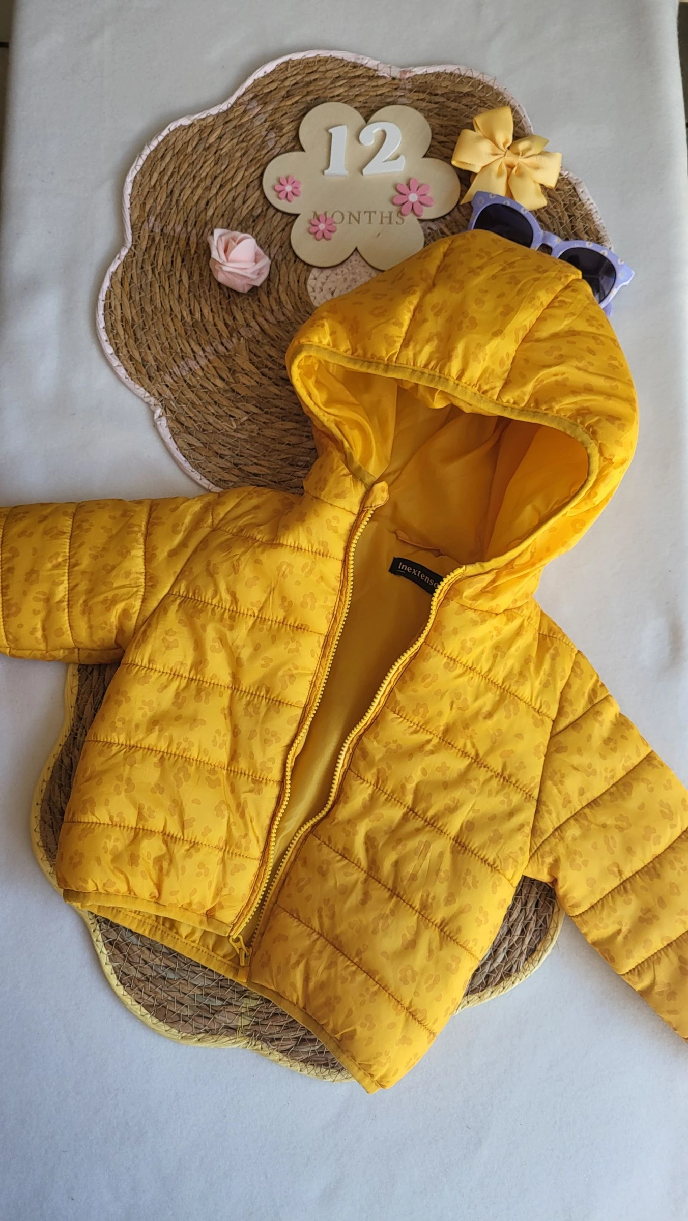 Girls' down jacket 👧 12 months – photo 3